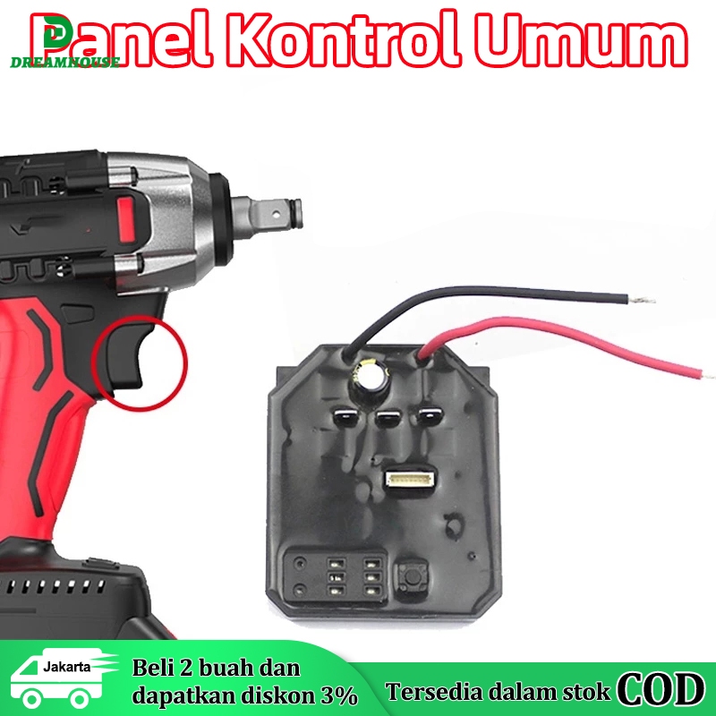 Saklar Modul Impact Wrench JLD Esc Speed Controller Impact Wrench Drill Brushless JLD Switch