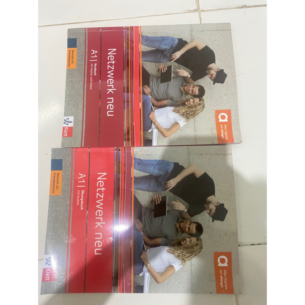 Buku Netzwerk A1 kursbuch dan Ubungbuch A1