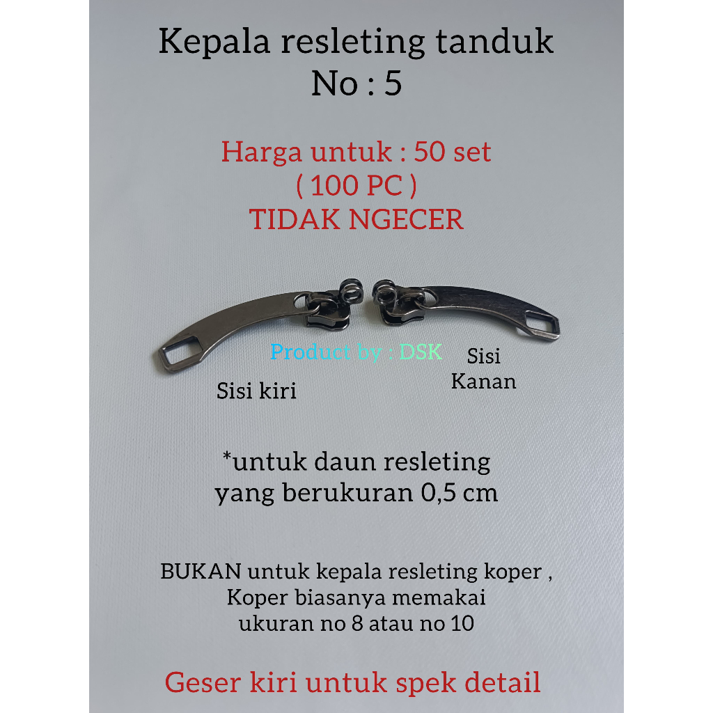 KEPALA RESLETING NO 5,KEPALA RESLETING TANDUK,KEPALA RESLETING KOPER,RESLETING no 5 TANDUK, KEPALA R