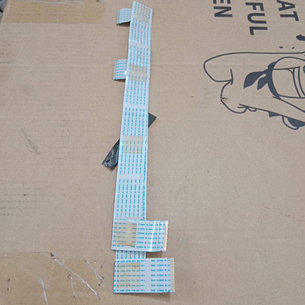 KABEL FLEKSIBEL TV LED TOSHIBA 43L3750VJ ORIGINAL SECOND COPOTAN / KABEL FLEKSIBEL / KABEL LVDS / LV