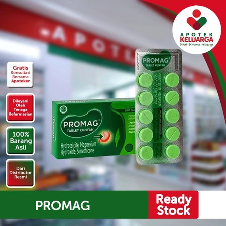 Promag 1 Strip Isi 10 Tablet / Promag Tablet