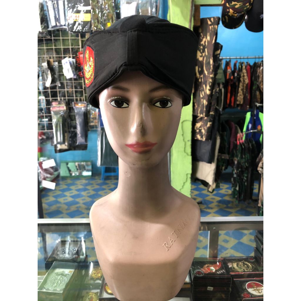 IKET UDENG BLANGKON BORDIR LOGO BANSER IKET UDENG BLANGKON BORDIR LOGO NU