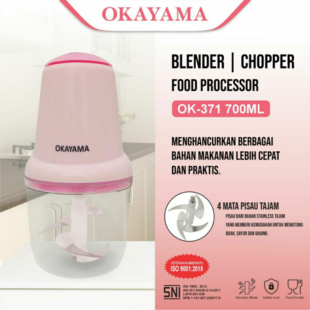 blender/chopper/food processor/blender kapsul okayama