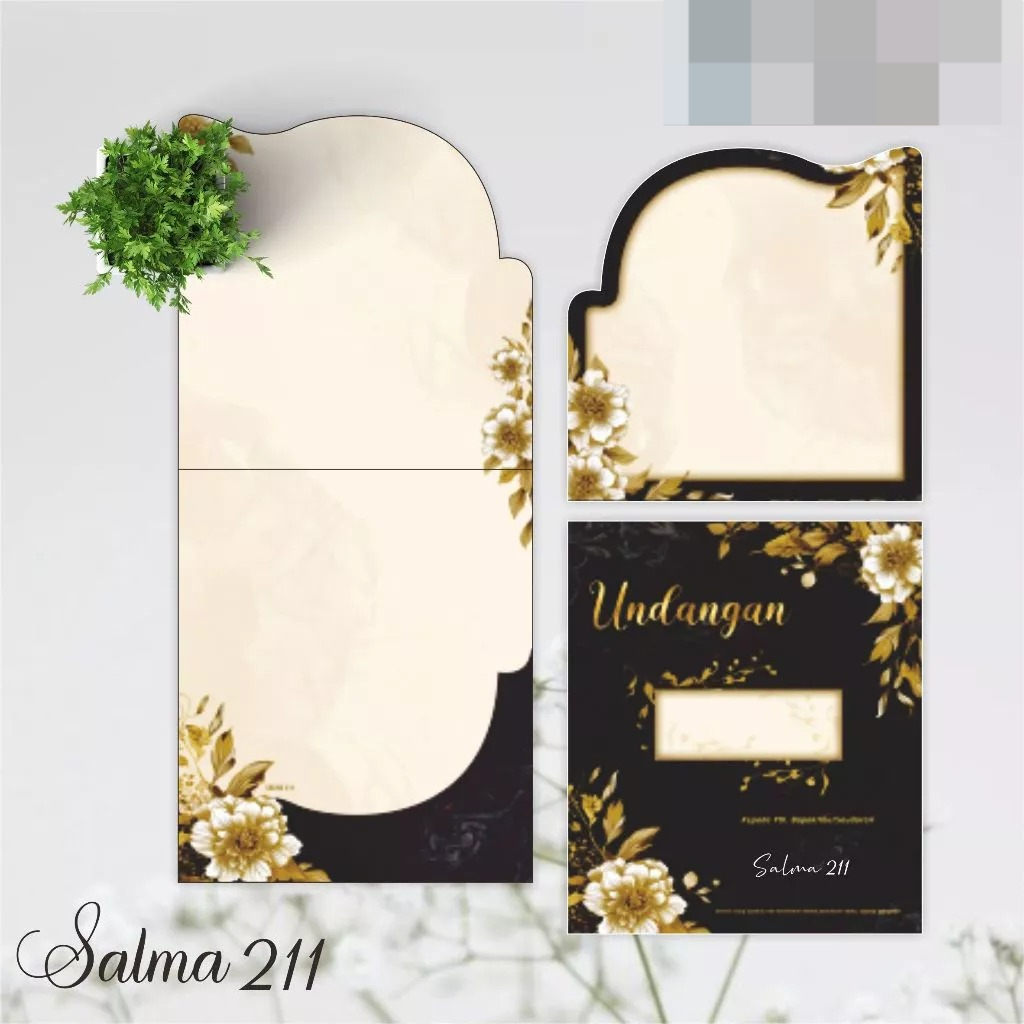 BLANGKO UNDANGAN PERNIKAHAN  KOSONGAN - BLANGKO KOSONG SALMA 211