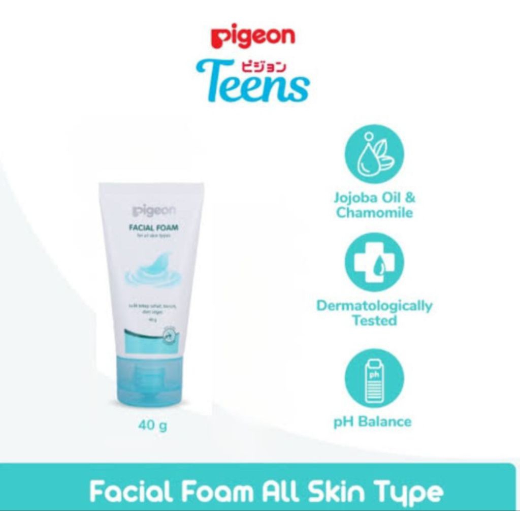 PIGEON TEENS, PIGEON FACIAL FOAM, PIGEON FACIAL FOAM ALL SKIN TYPE, SABUN CUCI MUKA PIGEON, SABUN CU