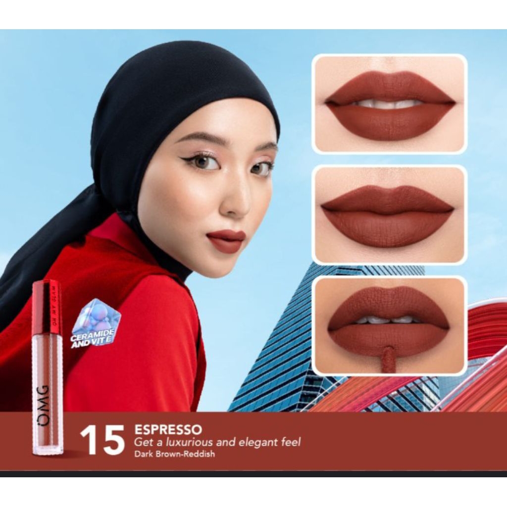 OMG LIP CREAM, LIP CREAM OMG, LIP CREAM OMG NO 15, LIP CREAM ANTI AIR, LIP CREAM TAHAN LAMA, OMG LIP