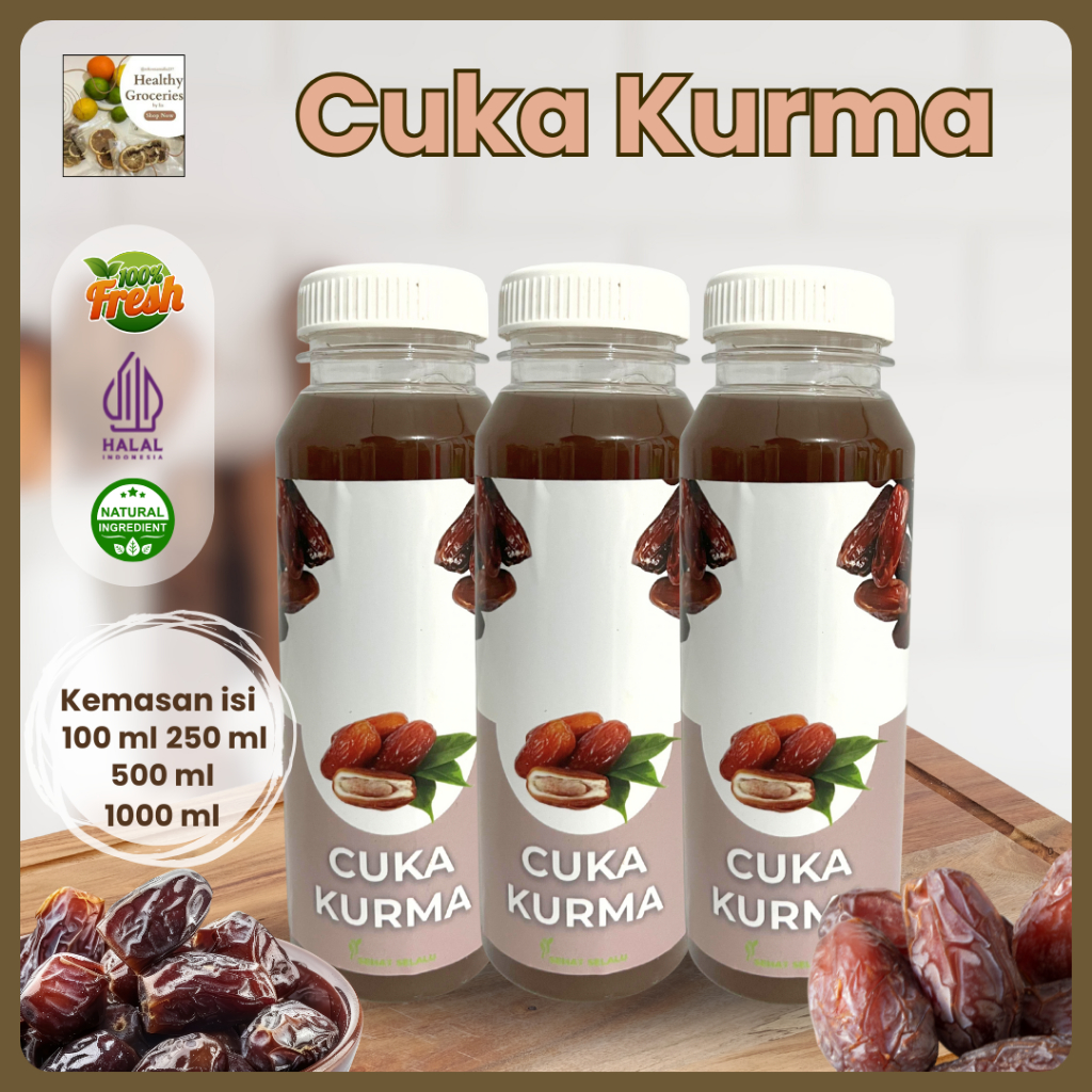 Cuka Kurma With Mother Selalu Sehat / Date Vinegar Cuka Kurma Asli Tanpa Campuran Untuk Kesehatan