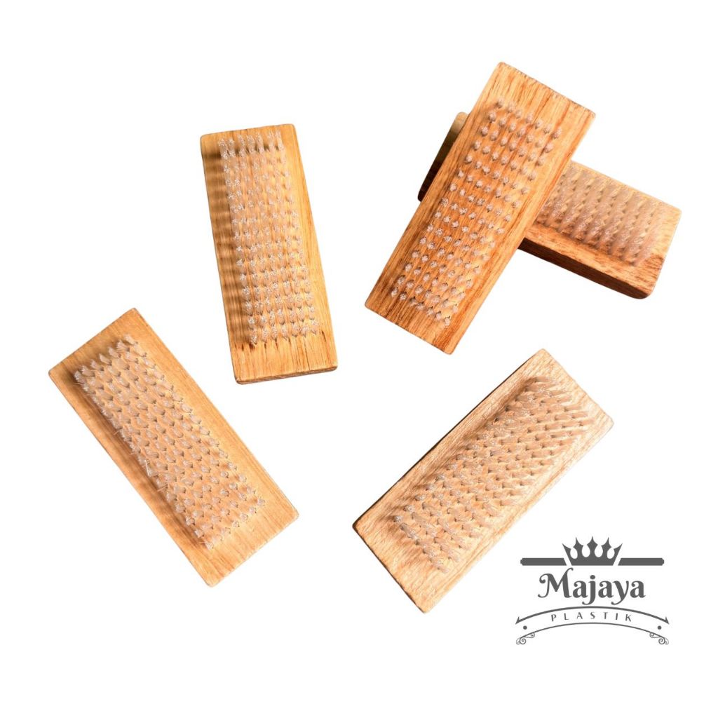 Sikat Cuci Baju Kayu Ukuran Kecil Besar