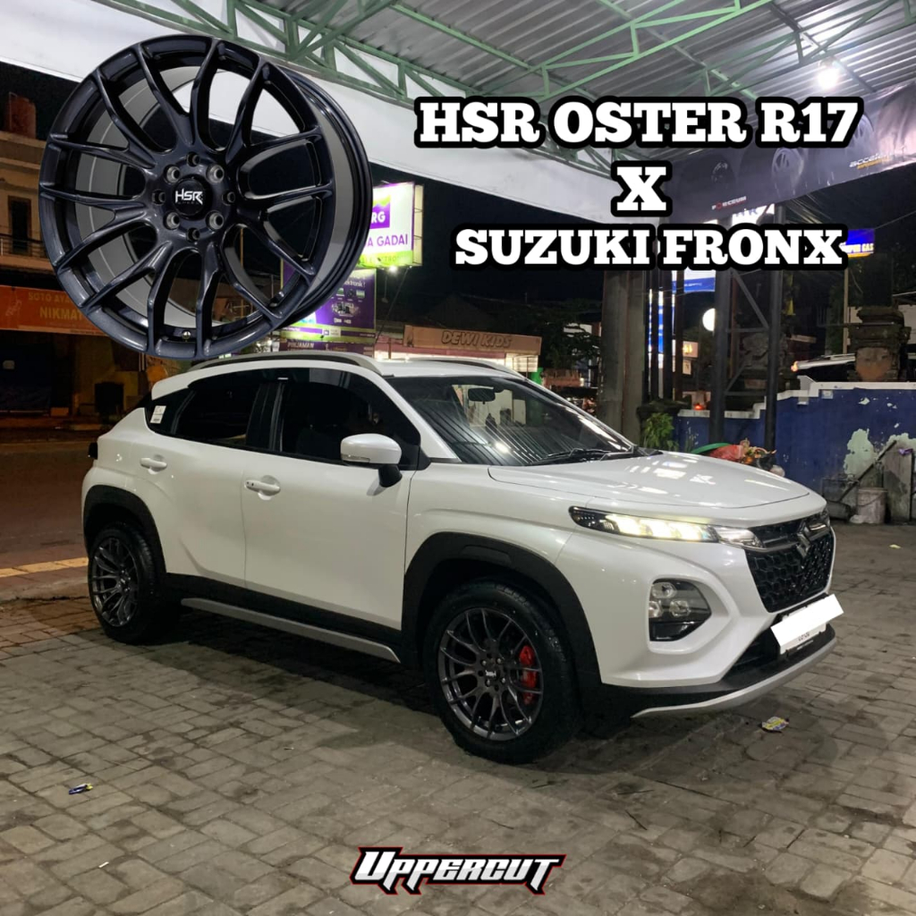 VELG MOBIL SUZUKI FRONX RING 17 HSR OSTER LEBAR 7,5 & 9 WARNA IRIDIUM GREY