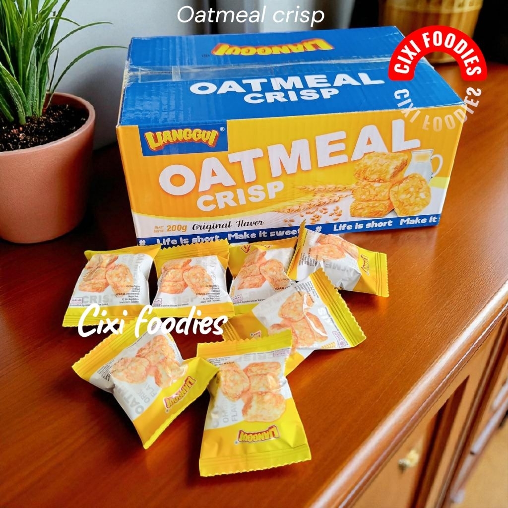 

CEMILAN VIRAL OATMEAL CRISP CEMILAN SEHAT MANIS GURIH BERSERAT TINGGI