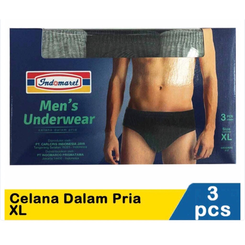 Celana Dalam Pria Indomaret Isi 3 Pcs