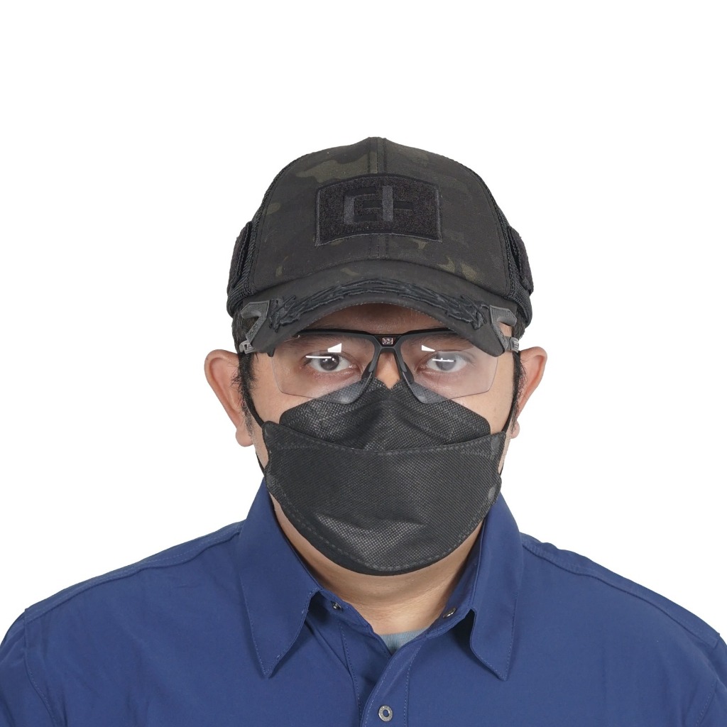 Topi Pria Cartenz Tactical Black Camo Pamen