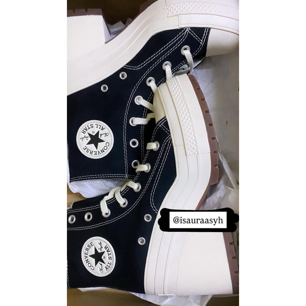 sepatu converse chuck 70 de luxe heel second