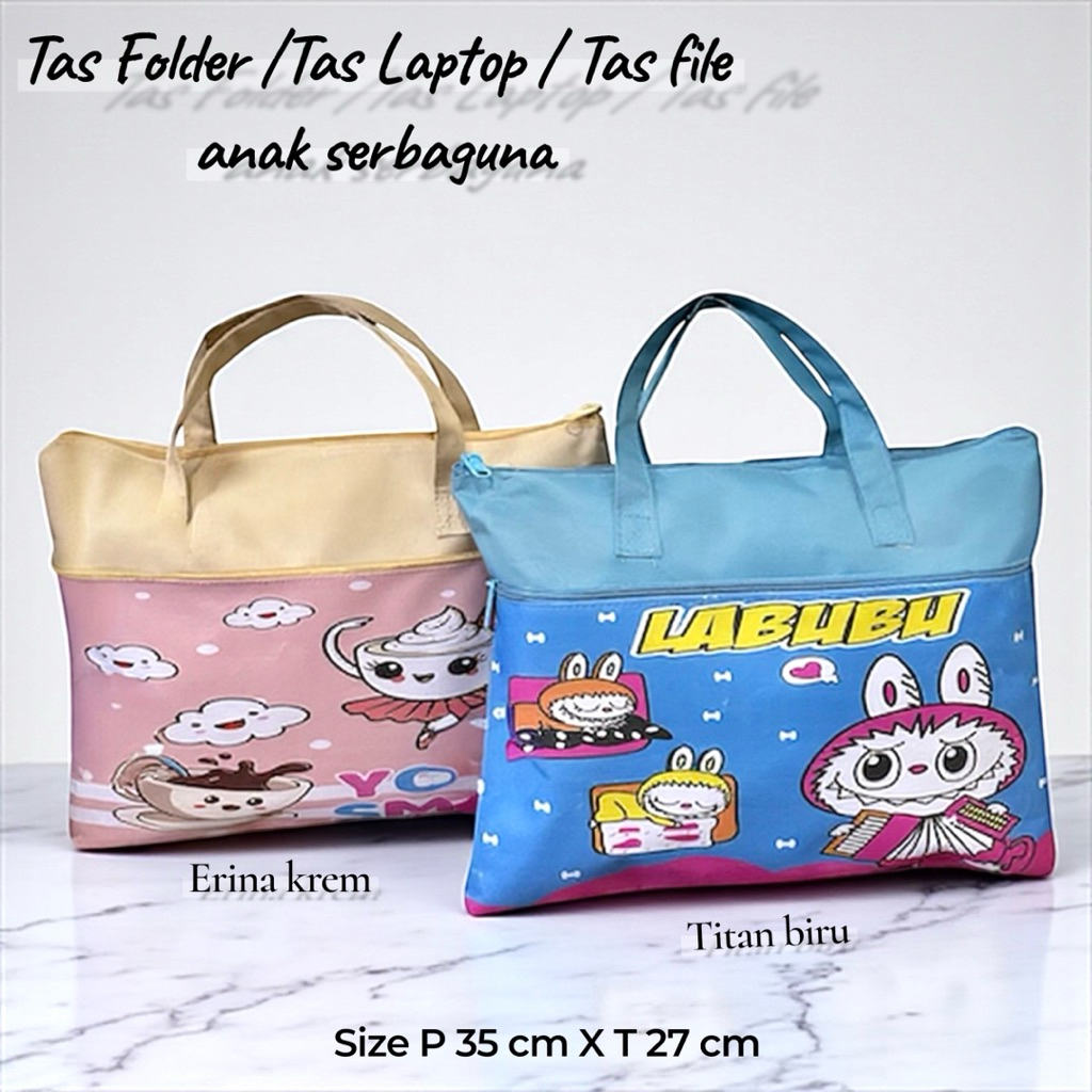 Tas Folder /Tas Laptop / Tas file anak serbaguna