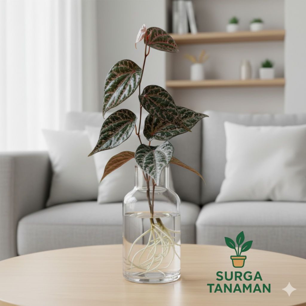 Tanaman media air sirih merah - tanaman herbal sirih merah - tanaman yg bisa hidup di air -  benih t