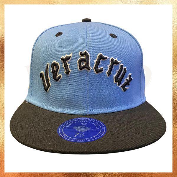 Topi Ebbets Field Flannels Veracruz Azules Patch Sky Blue Hat Original