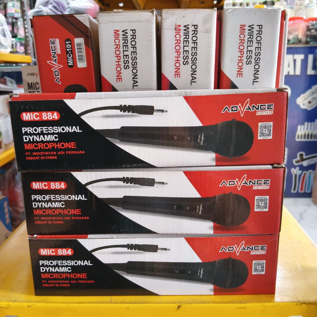 MIC KABEL ADVANCE 884 / MIC KABEL ADVANCE / MIC KABEL JACK BESAR