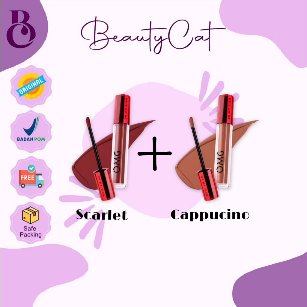 Ombre OMG Lip Cream Scarlett + Cappucino