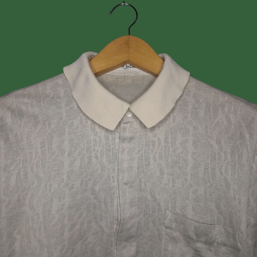 PIERRE BALMAIN PARIS Kaos Kerah Pria, Atasan Pria Berkerah