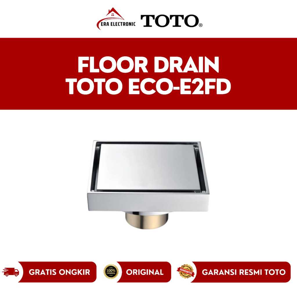TOTO ECO E2FD DELUXE FLOOR DRAIN / SMART FLOOR DRAIN