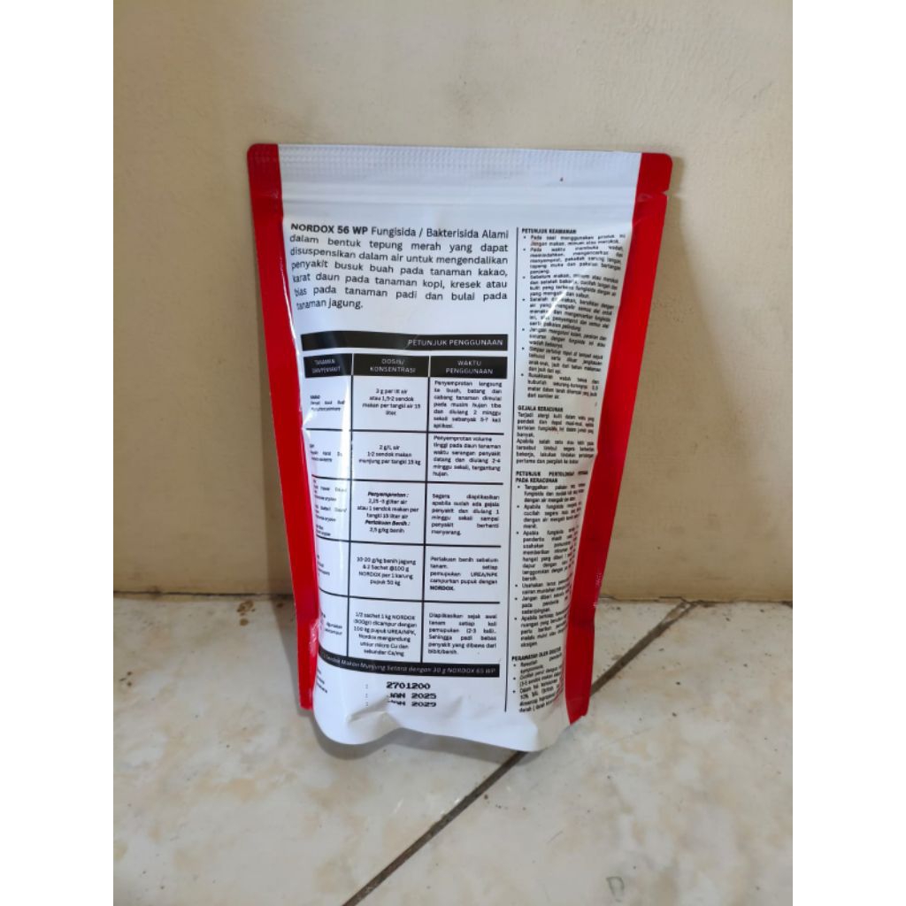 FUNGISIDA NORDOX 56 WP 1kg