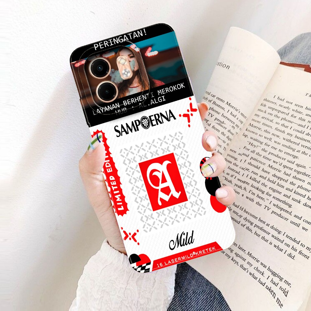 Softcase Untuk Infinix Smart 9 - Softcase Gambar Fashion Printing { Rokok Limited Edition Terbaru } 