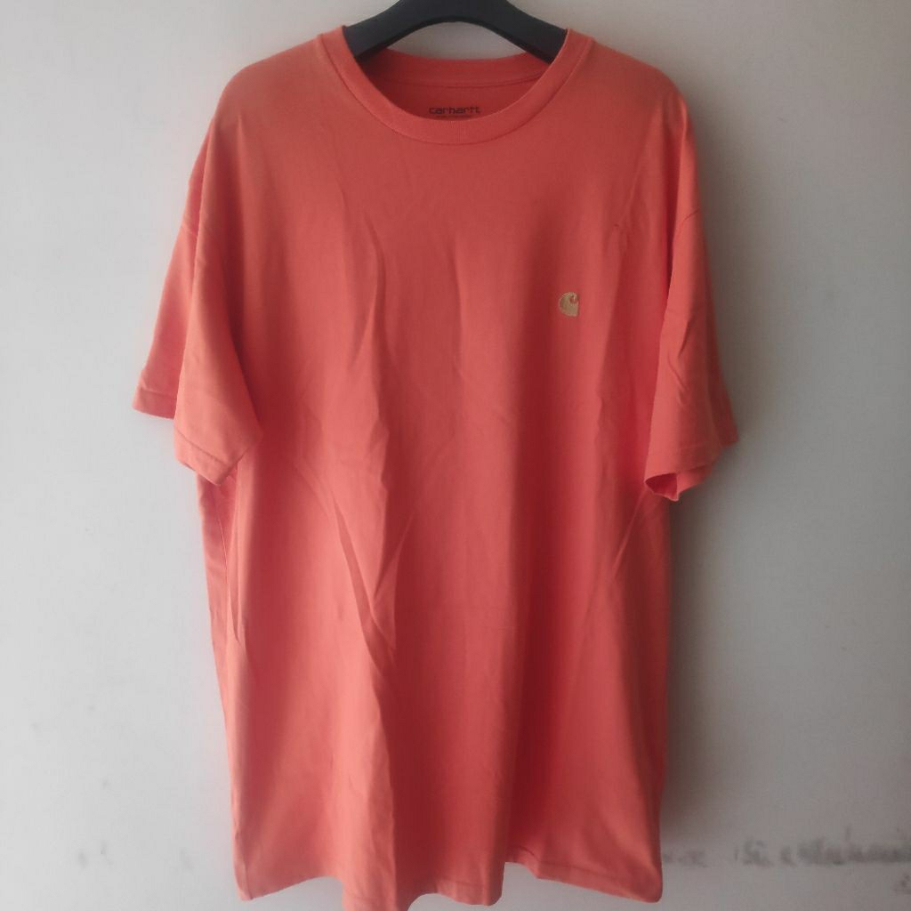 KAOS T SHIRT ORIGINAL CHARHATT FULL ORANGE XL
