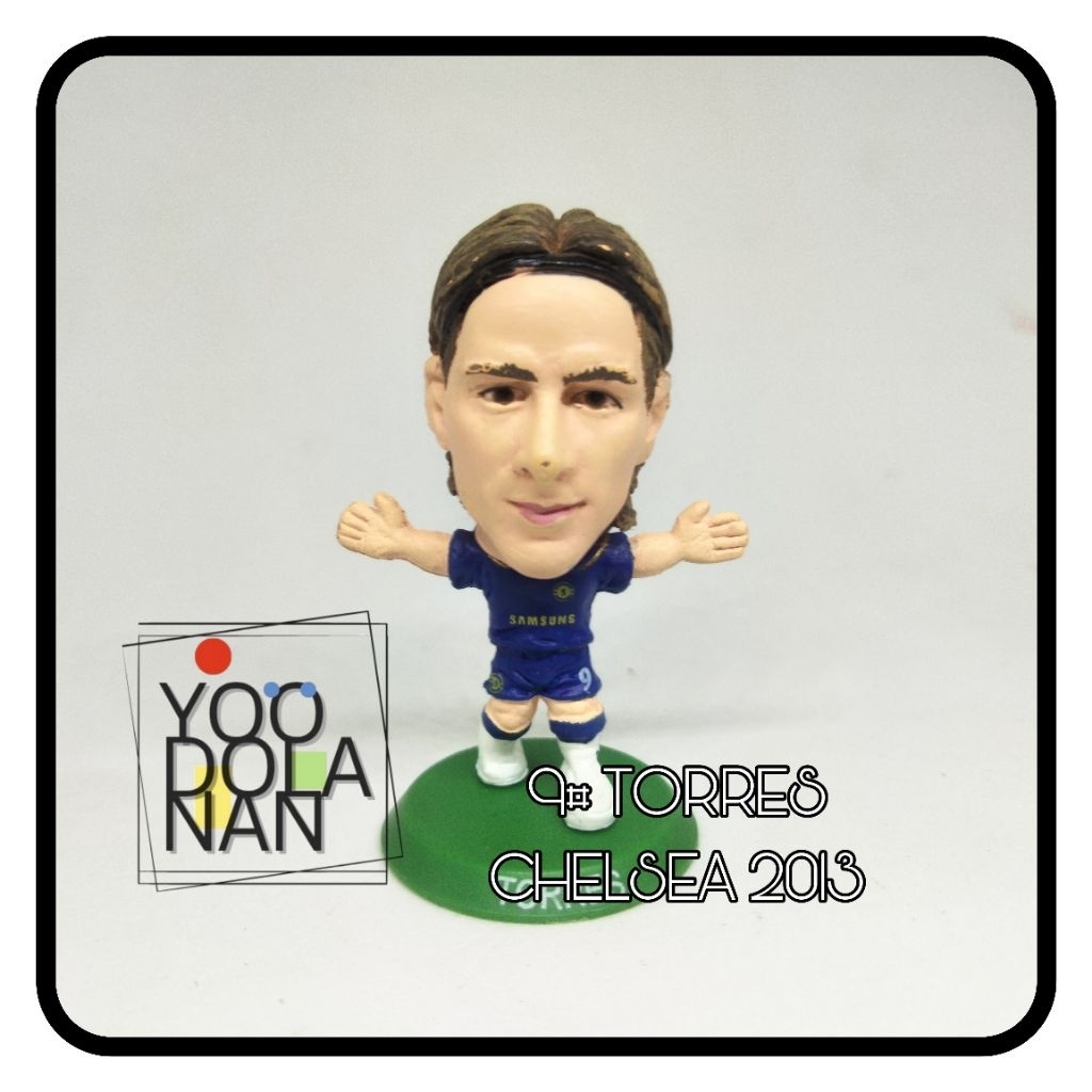 9# TORRES - CHELSEA 2013 CORINTHIAN SOCCERSTARZ MICROSTARS FIGURE PEMAIN BOLA