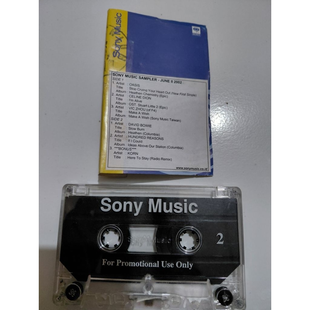 Kaset Original Promo Radio - Oasis