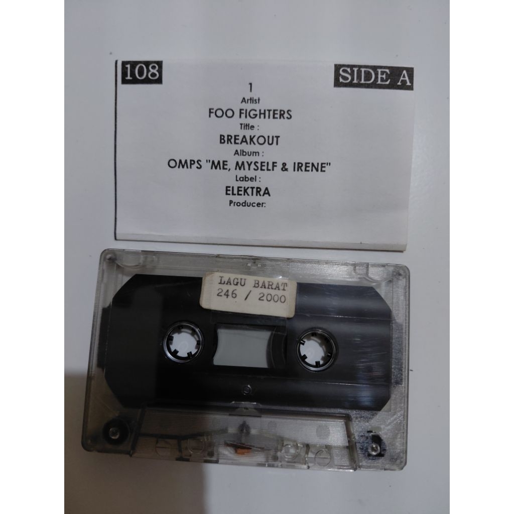 Kaset Promo Radio Original - Foo Fighter