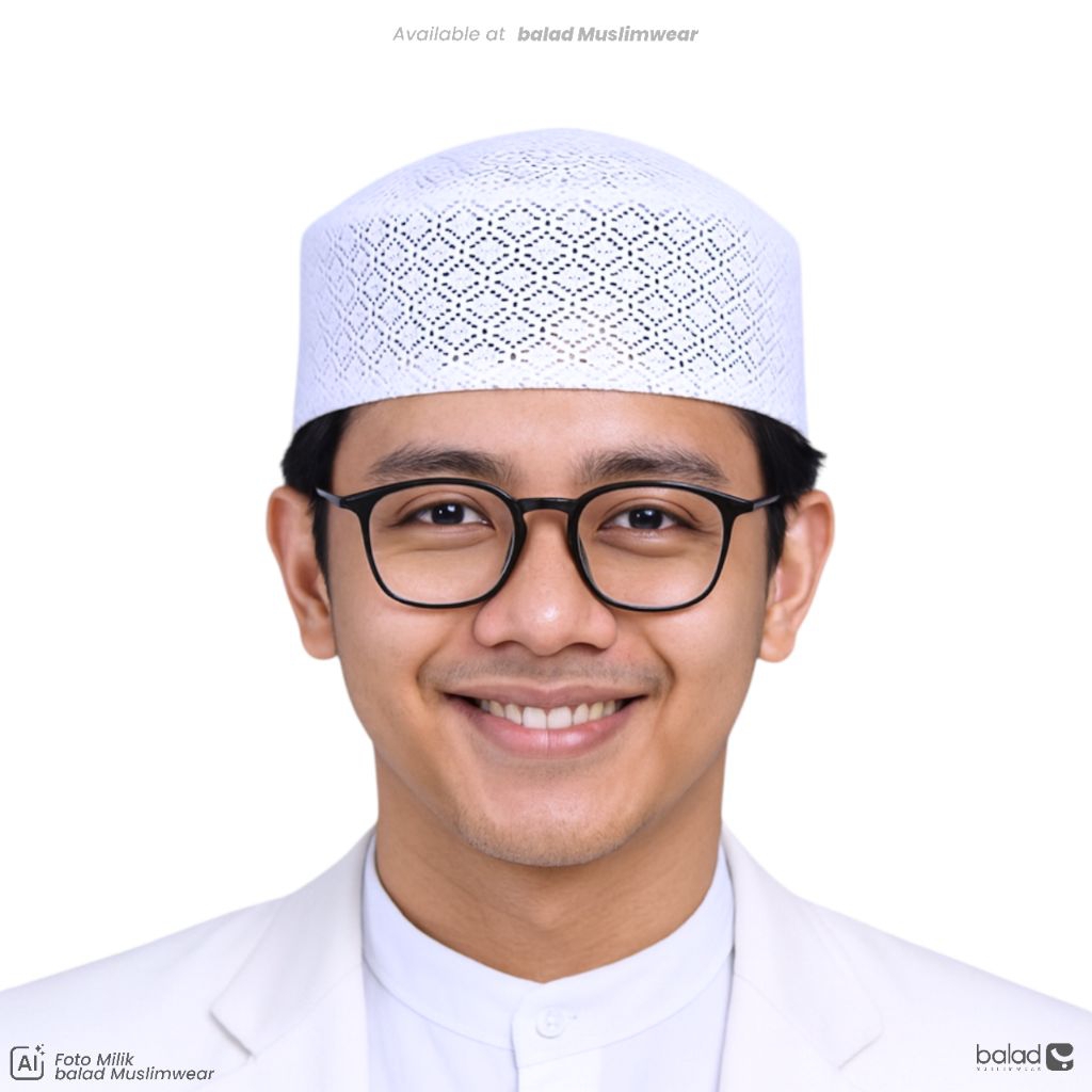 PECI KOPIAH JARING TERLARIS PECI KOPIAH SONGKOK JARING PUTIH