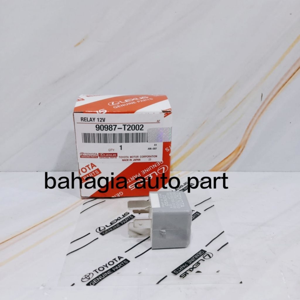 RELAY LAMPU RELAY ABU 4KAKI 12V TOYOTA AVANZA INNOVA YARIS HILUX FORTUNER ORIGINAL