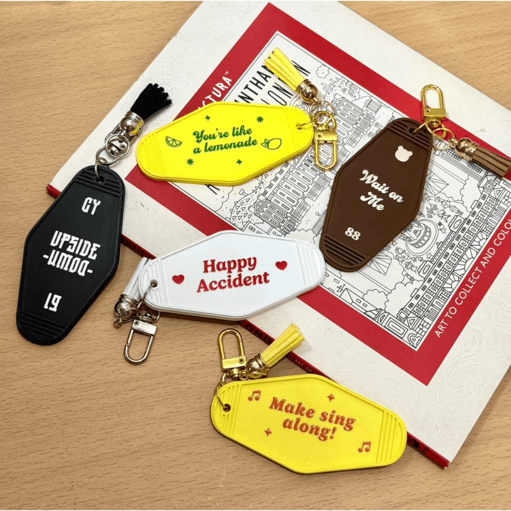 EXO Motel Hotel Keychain 3D Print