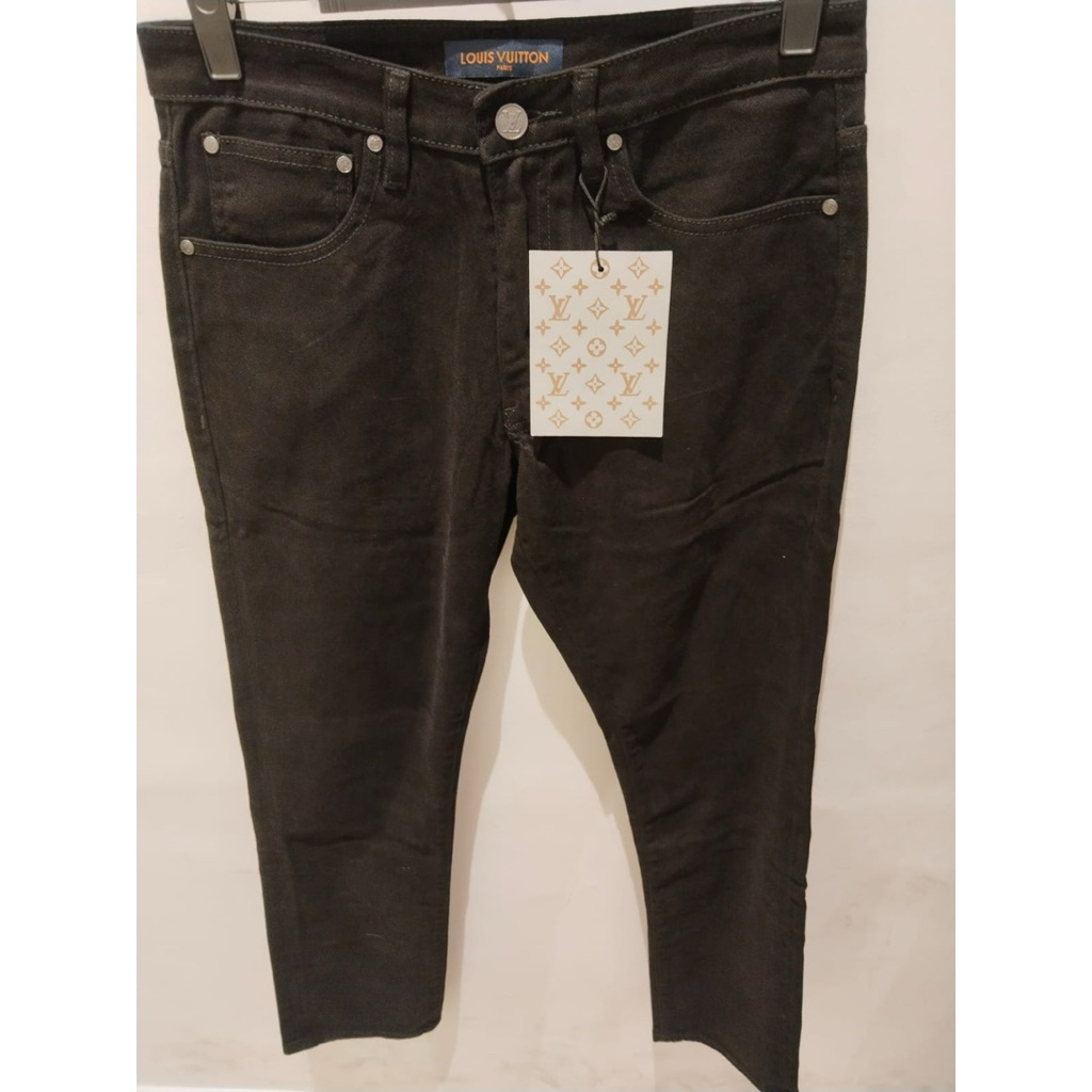 celana denim panjang louis vuitton