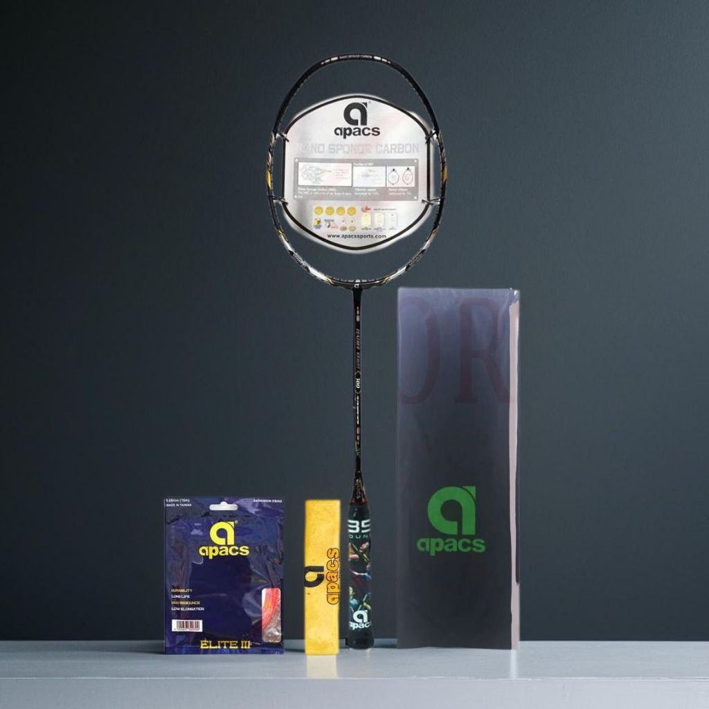 Apacs Feather Weight 300 Bonus Komplit Raket Badminton Apacs Feather Weight 300