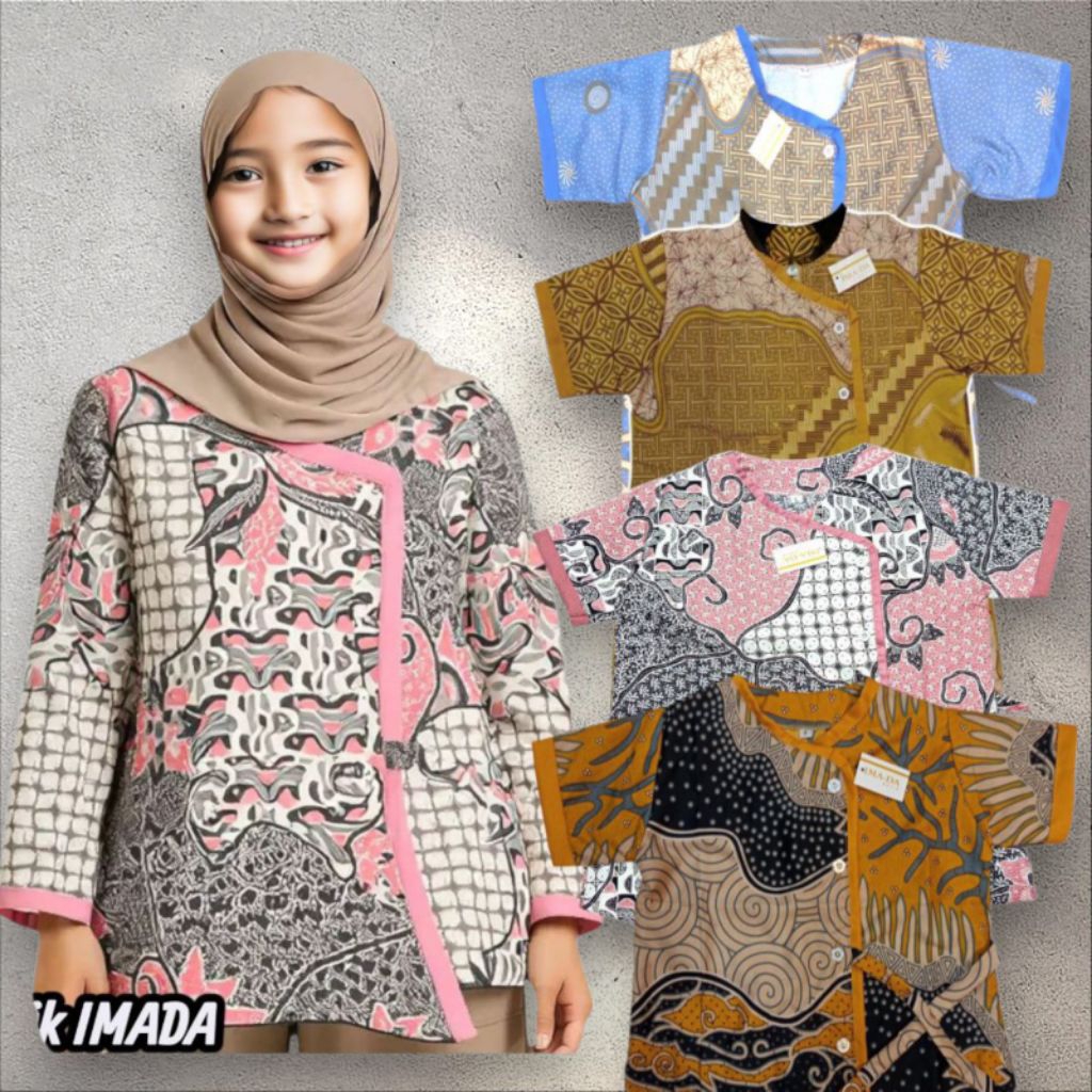 BATIK PINK ANAK PEREMPUAN DAN LAKI LAKI 1-12 thn