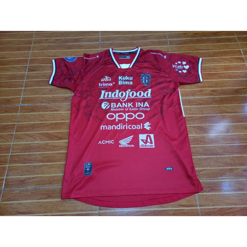 Jersey Bali United Home BRI Liga 1 2024 2025 Original Authentic Player Issue SPECS JAIME XAVIER