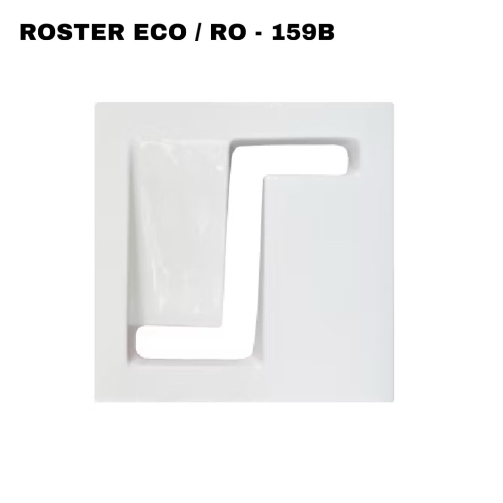 Roster / Keramik Trisensa / Keramik Lubang Angin Motif ECO 20x20 cm RO 159 B - Putih