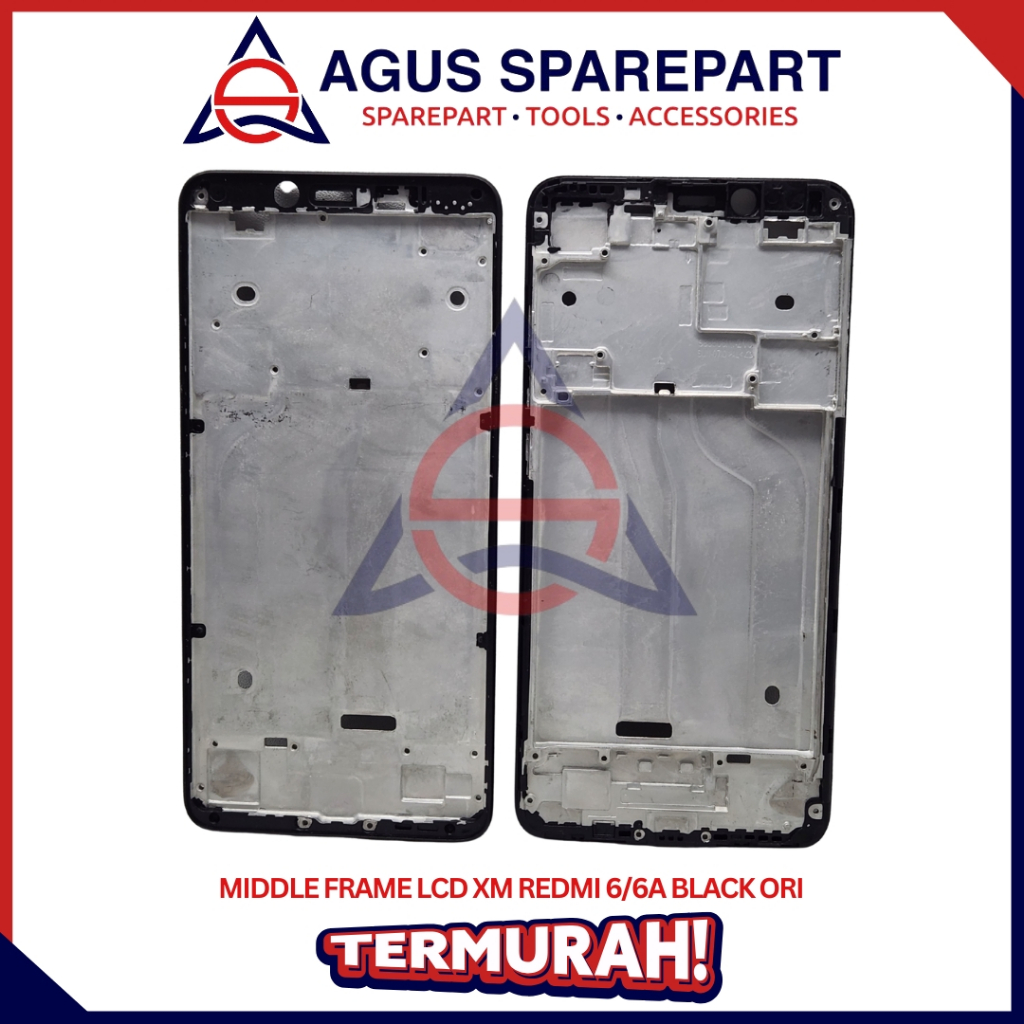 MIDDLE FRAME LCD XIAOMI REDMI 6 / REDMI 6A ORI / DUDUKAN LCD