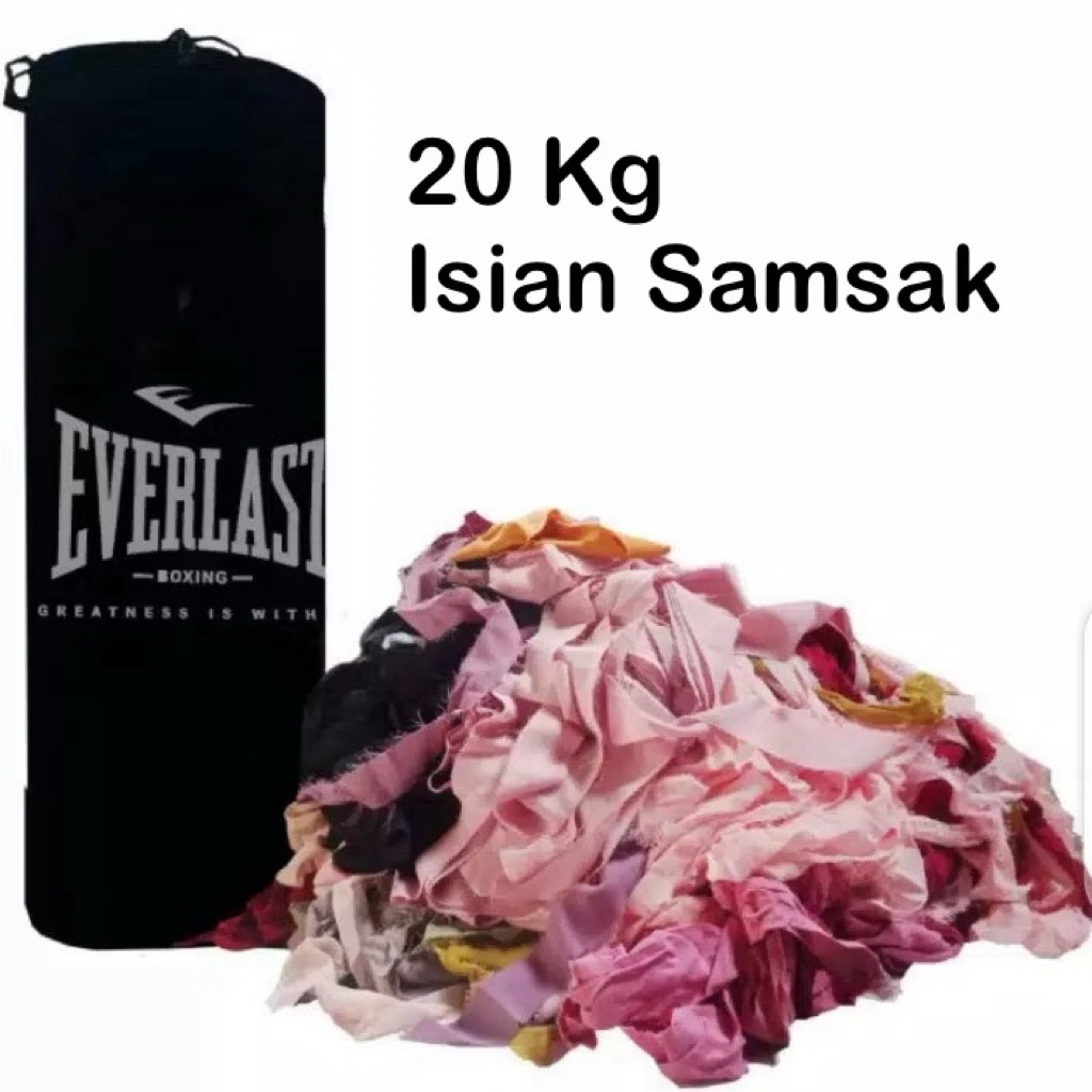 20 Kg Isian Samsak Tinju | Kain Perca Untuk Isian Samsak