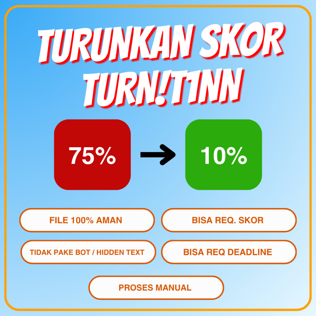 Parafrase Menurunkan Plagiasi