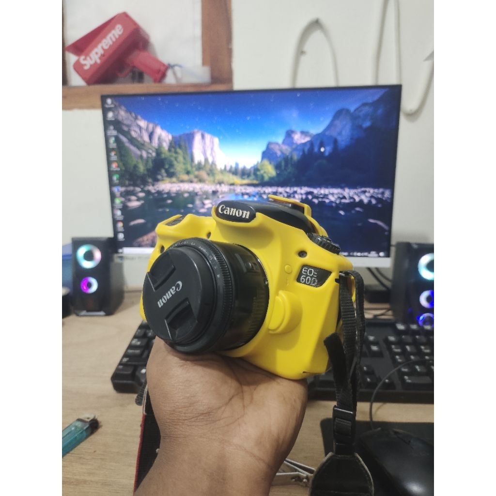 Canon 60d + lensa fix 50mm