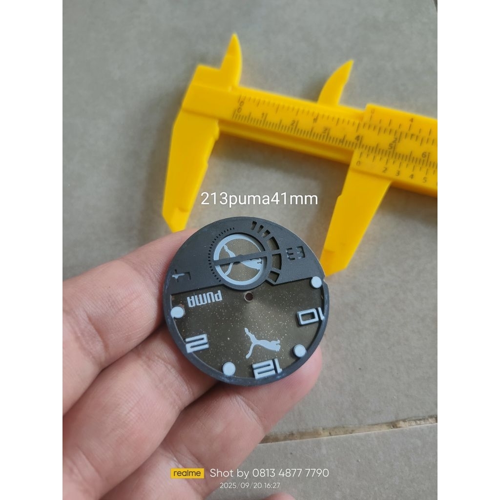 dial jam tangan pm plat jam pm 41mm second no 213