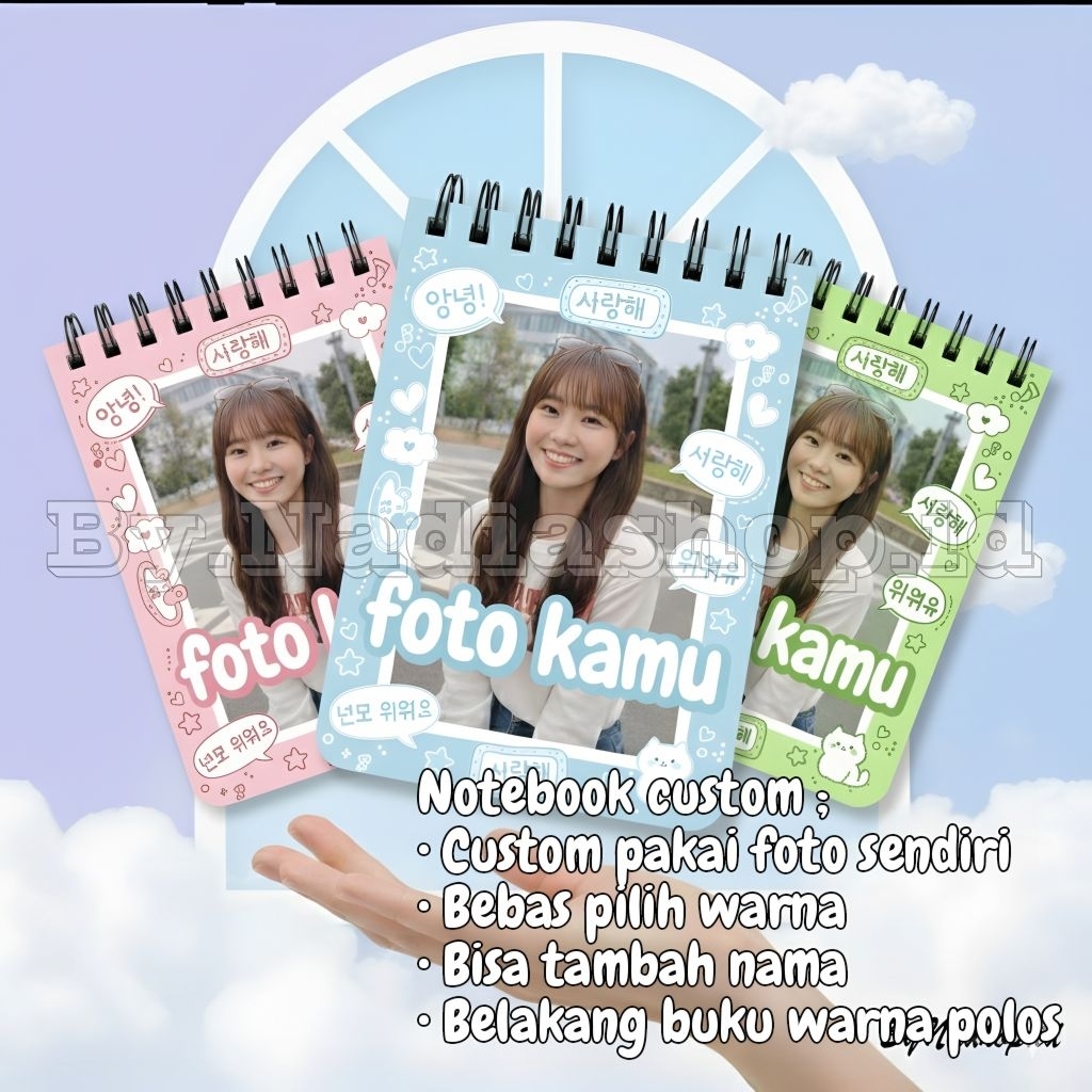

NOTEBOOK CUSTOM PAKAI FOTO SENDIRI UKURAN A7