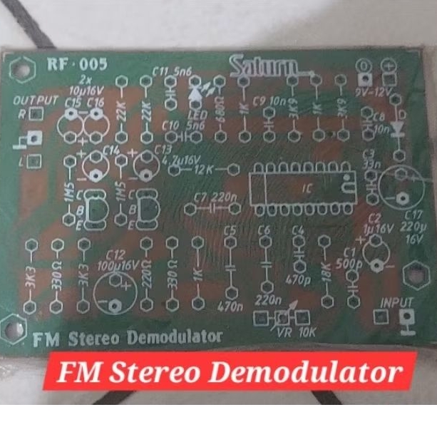 pcb fm stereo demodulator