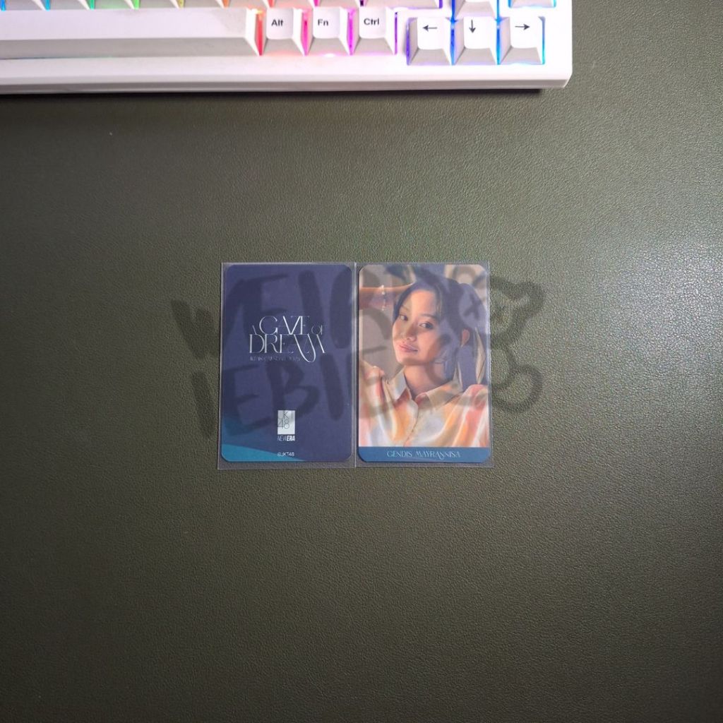 JKT48 OFFICIAL PHOTOCARD CALENDAR 2025 A GAZE OF DREAM GENDIS MAYRANNISA