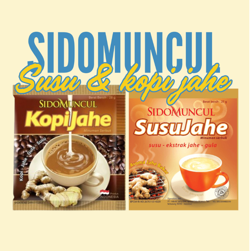 Susu Jahe SidoMuncul / Kopi Jahe SidoMuncul isi 10pcs