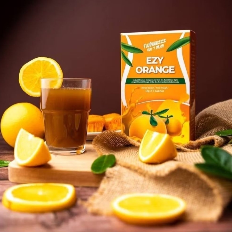 Ezy Orange Ezy Coffee Diet Detox 1 box 7pc Original
