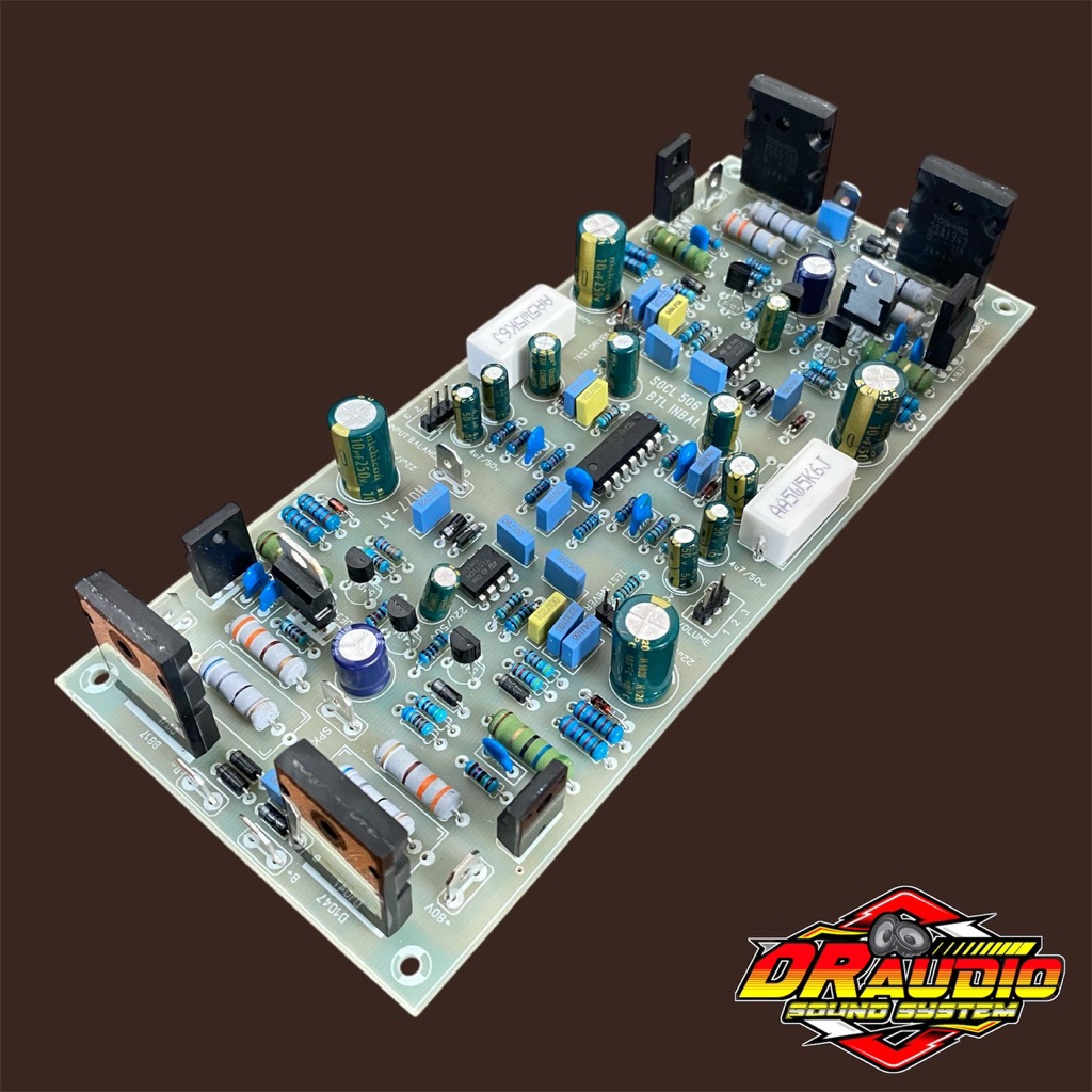 DRIVER SOCL 506 TEF BTL BRIDGE plus INBAL MODIF LOW SUB BASS NENDANG Pcb fr4