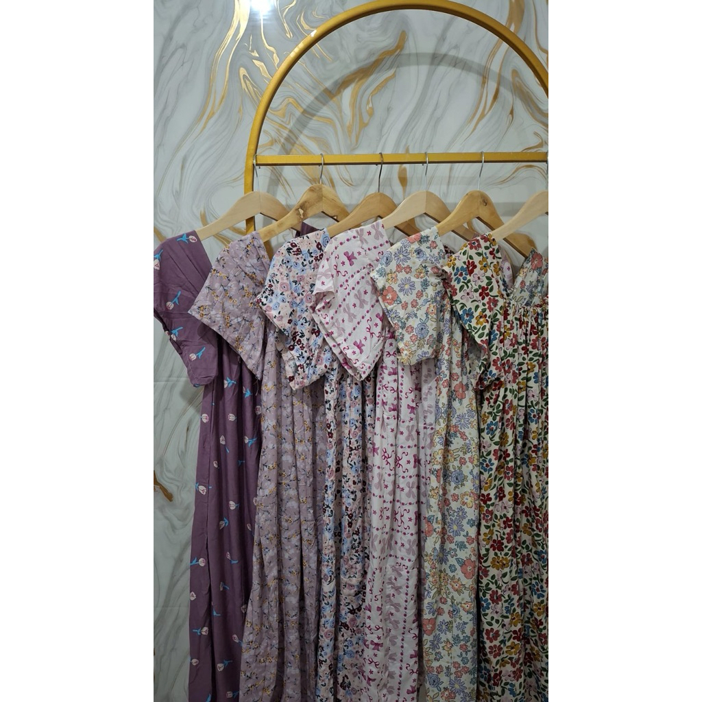 Paket usaha daster 10pcs bahan rayon premium